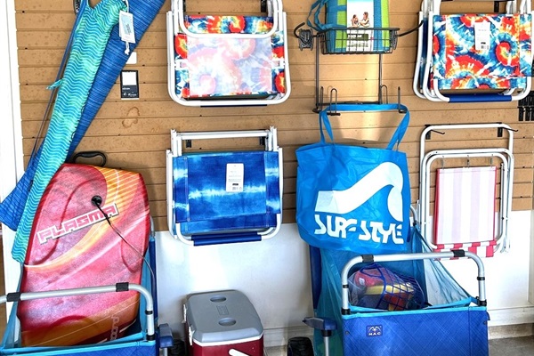 Enjoy complimentary beach supplies and amenities for your convenience.
